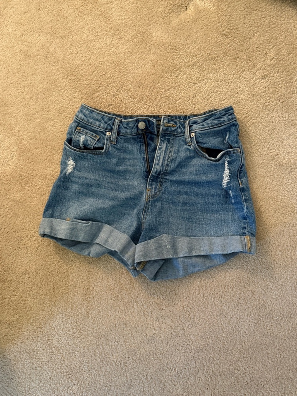 Wild Fable Women's Blue Denim Shorts